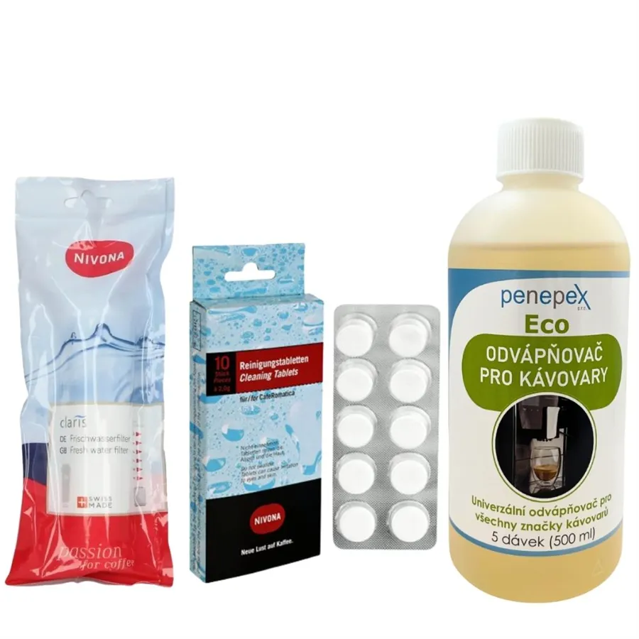 Nivona Claris NIRF 701/700 filter do kávovaru + Penepex Eco odvápňovač 500 ml + Nivona NIRT 701 čistiace tablety 10 ks