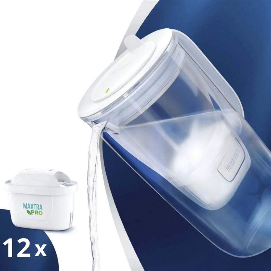 E-shop Brita Model ONE filtračná sklenená kanvica 2,5 l + 12 ks Maxtra Pro Pure Performance