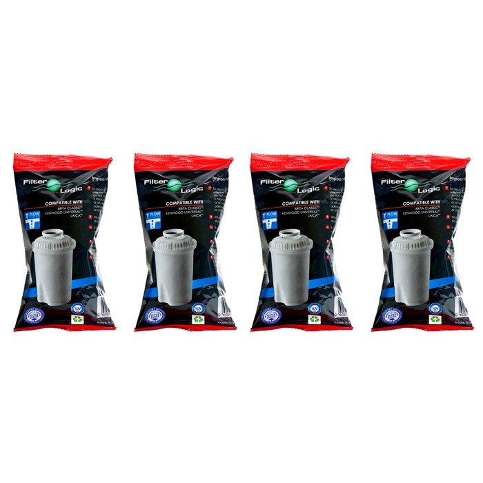 E-shop FilterLogic FL601T filter do kanvice (kompatibilný s Brita Classic) 4 ks