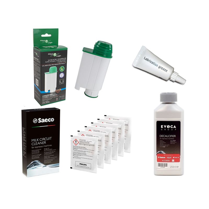 E-shop Filter Logic CFL-902B (za Brita Intenza +) + Saeco CA6700 odvápňovač 250 ml + Saeco čistiaci prípravok CA6705 / 99 pre okruh mlieka + Saeco pre sparovaciu jednotku