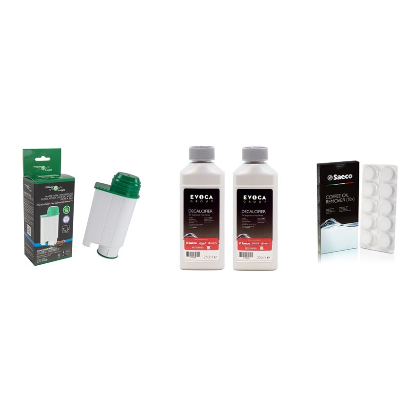 E-shop Filter Logic CFL-902B (za Brita Intenza +) + Saeco CA6700 odvápňovač 500 ml + Saeco čistiace tablety do sparovacej jednotky CA6704 / 99