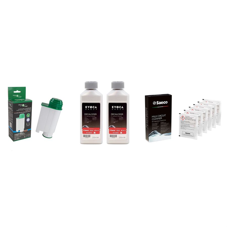 E-shop Filter Logic CFL-902B (za Brita Intenza +) + Saeco CA6700 odvápňovač 500 ml + aeco čistiaci prípravok Philips CA6705 / 99 pre okruh mlieka