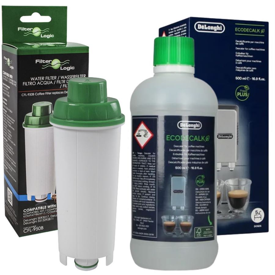 E-shop DeLonghi DLS C002 - Filter Logic CLF-950 (náhrada) + EcoDecalk odvápňovač 500 ml