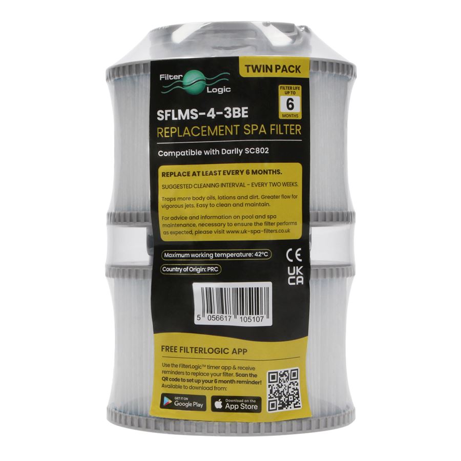 E-shop FilterLogic SFLMS-4-3-BE filter do vírivky kompatibilní s MSpa