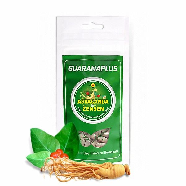 E-shop Guaranaplus Ašvaganda + Ženšen 100 kapsúl