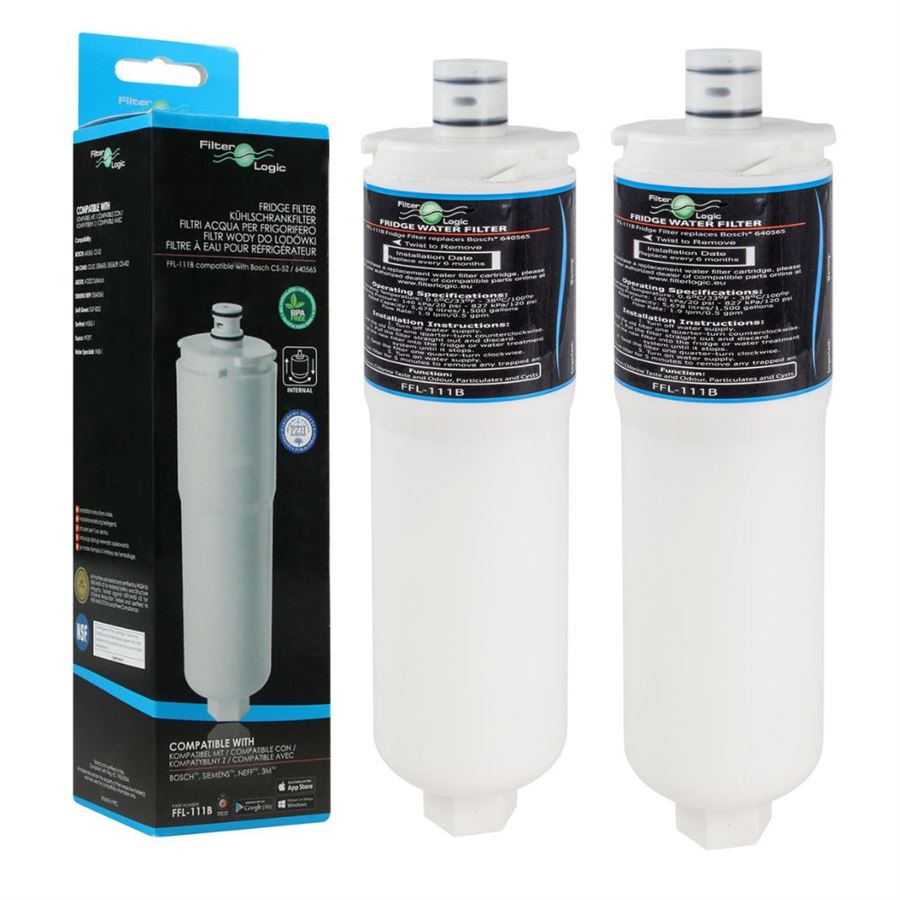 E-shop FilterLogic FFL-111B filter do chladničky (kompatibilný s Bosch Siemens 3M CS-51 / CS-52) 2 ks