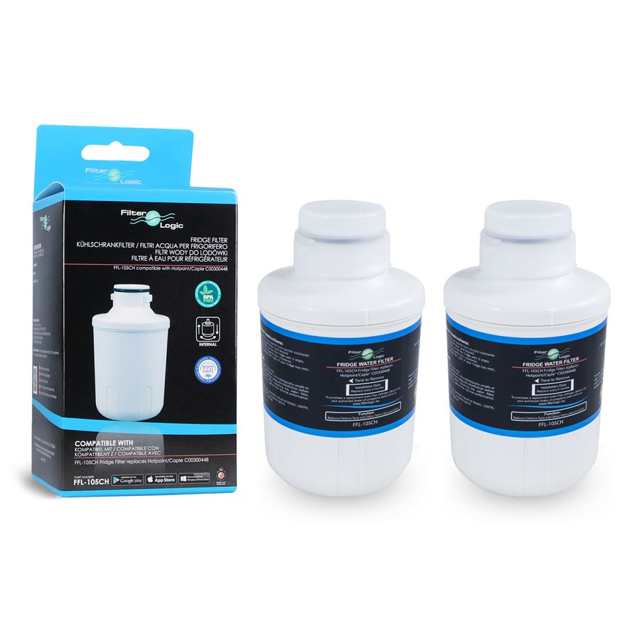 E-shop FilterLogic FFL-105CH filter do chladničky (kompatibilný s Hotpoint Indesit C00300448) 2 ks