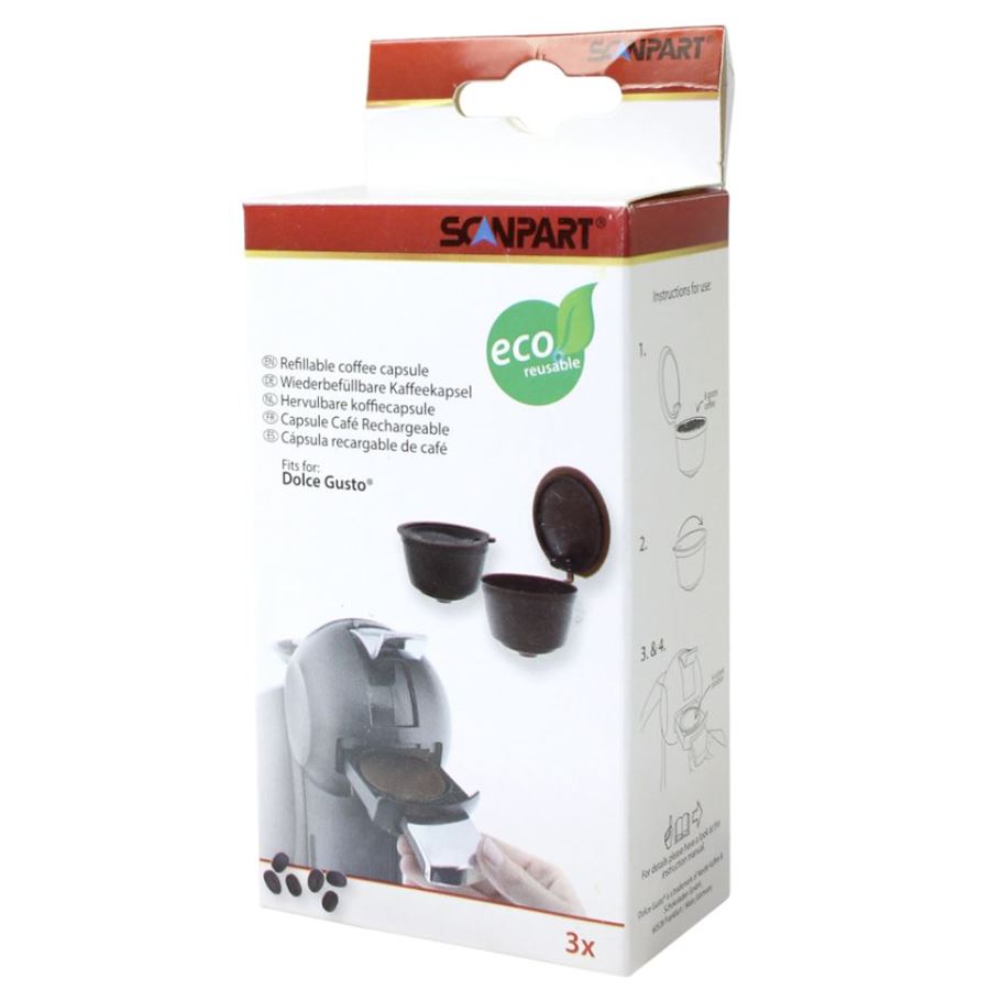 E-shop ScanPart SCA2790000477 DOLCE GUSTO kapsule na opakované použitie 3 ks