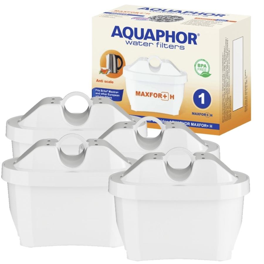 E-shop Aquaphor MAXFOR+ H fitračná patróna do kanvíc do tvrdej vody 4 ks