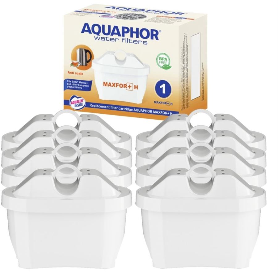 E-shop Aquaphor MAXFOR+ H fitračná patróna do kanvíc do tvrdej vody 8 ks