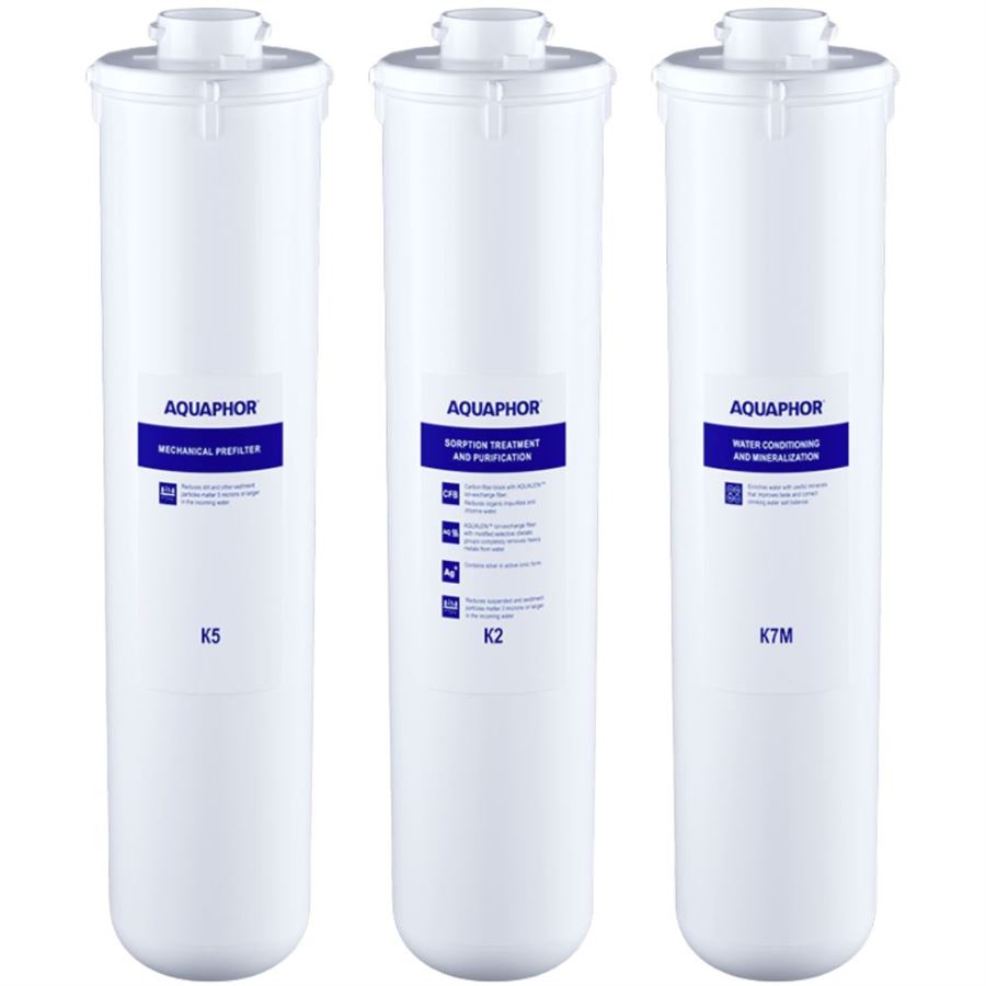 E-shop Aquaphor K5-K2-K7M sada filtračných vložiek RO-101S (bez membrány)