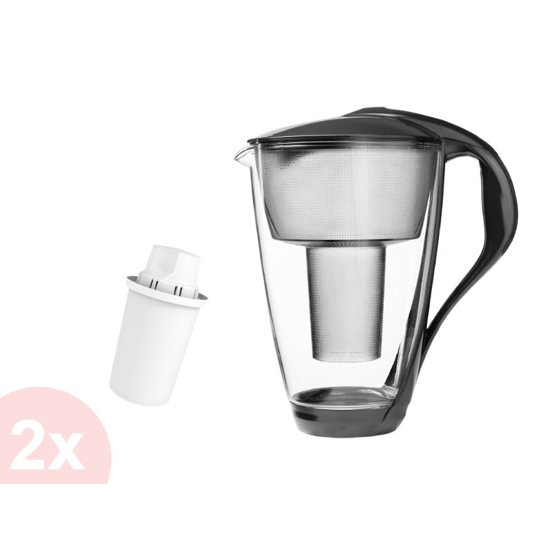 E-shop DAFI Crystal classic filtračná kanvica 2 l, grafitová + 2 ks filtra