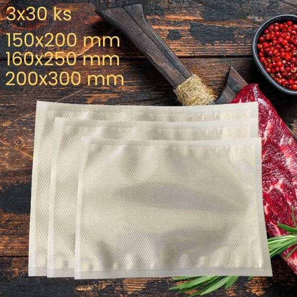 E-shop Penepex štartovací balíček vákuovacích sáčkov (200x300,150x200,160x250) 3x30 ks