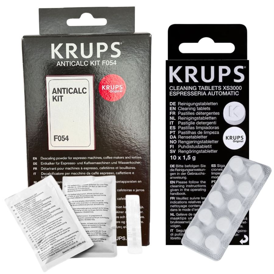 E-shop Krups F0540010 odvápňovač + XS300010 čistiace tablety