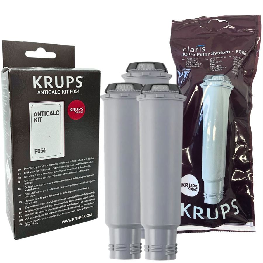 E-shop Krups F08801 Aqua Filter Claris 3 ks and F0540010