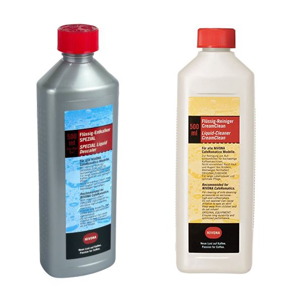 E-shop Nivona NIRK 703 odstraňovač vodného kameňa 500 ml + Nivona NICC 705 čistič cappucinátoru 500 ml
