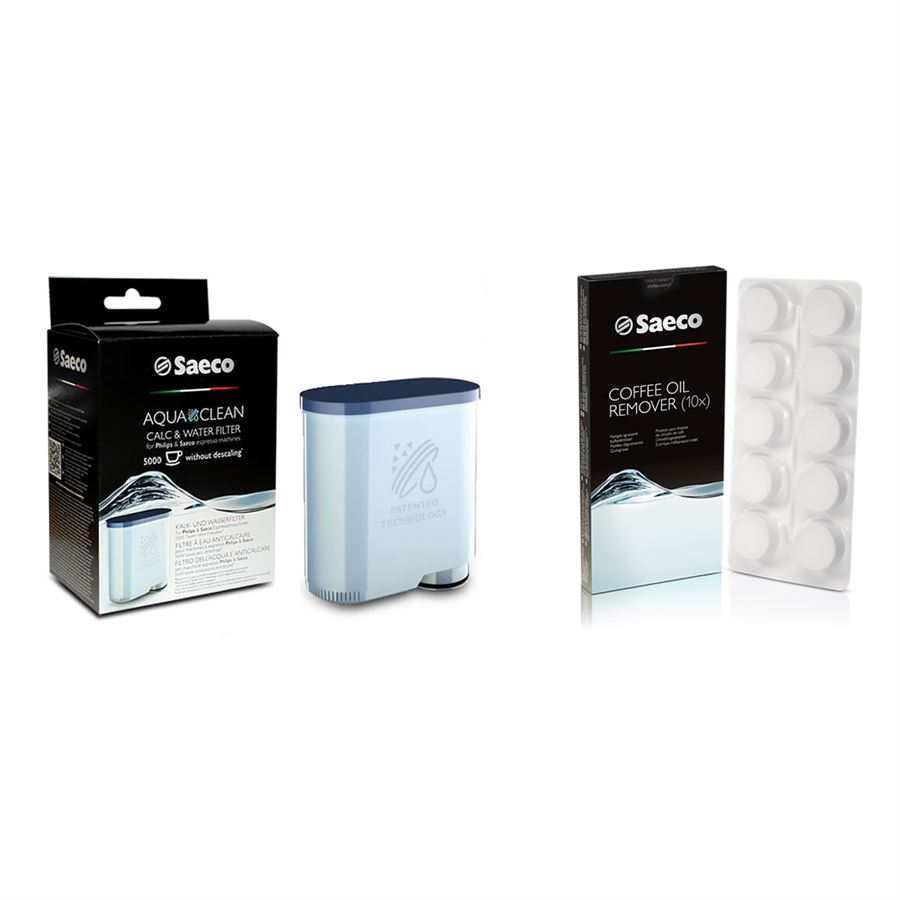 E-shop Saeco AquaClean CA6903/00 filter + Saeco CA6704/99 čistiace tablety do sparovacej jednotky