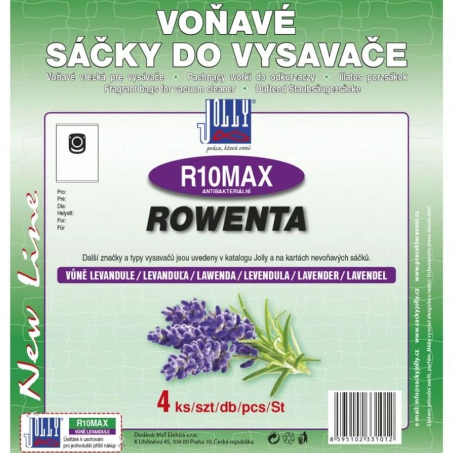 E-shop Jolly levanduľa voňavé textilné vrecká do vysávača R10 MAX 4 ks