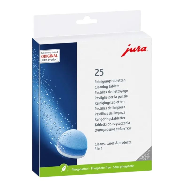 E-shop JURA dvojfázové čistiace tablety do kávovaru 25 ks
