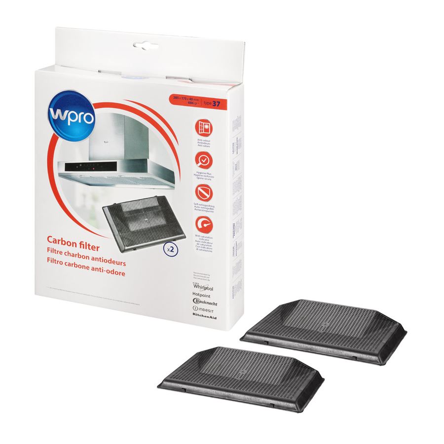 E-shop WPRO 484000008786 uhlíkový filter typ 37 AMC962/1 C00384664