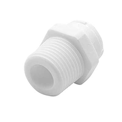 E-shop DMfit AMC0402W spojka vnějším závitem bílá (NPTF 1/8'' x 1/4'' na hadičku)
