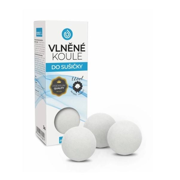 E-shop Nanolab prírodné vlnené gule do sušičky 3 ks