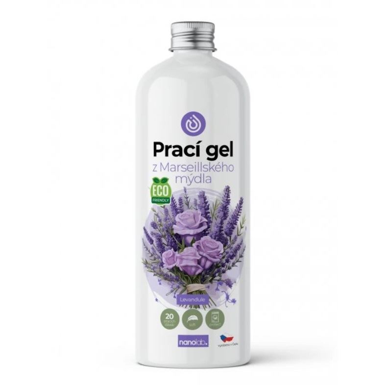 E-shop Nanolab prací gél z Marseillského mydla pre citlivú pokožku Levanduľa 1 l