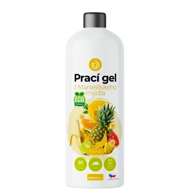 E-shop Nanolab prací gél z Marseillského mydla pre citlivú pokožku Tropical 1 l