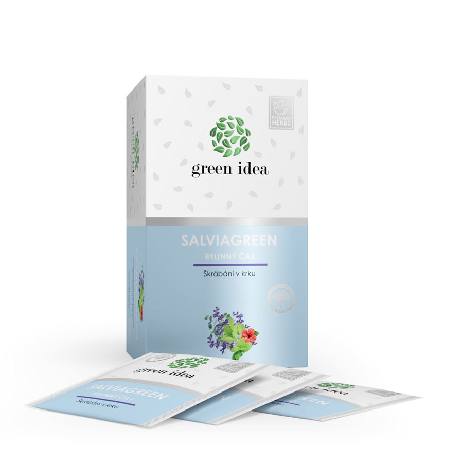 E-shop Green idea Salviagreen bylinný čaj 20 x 1,5 g