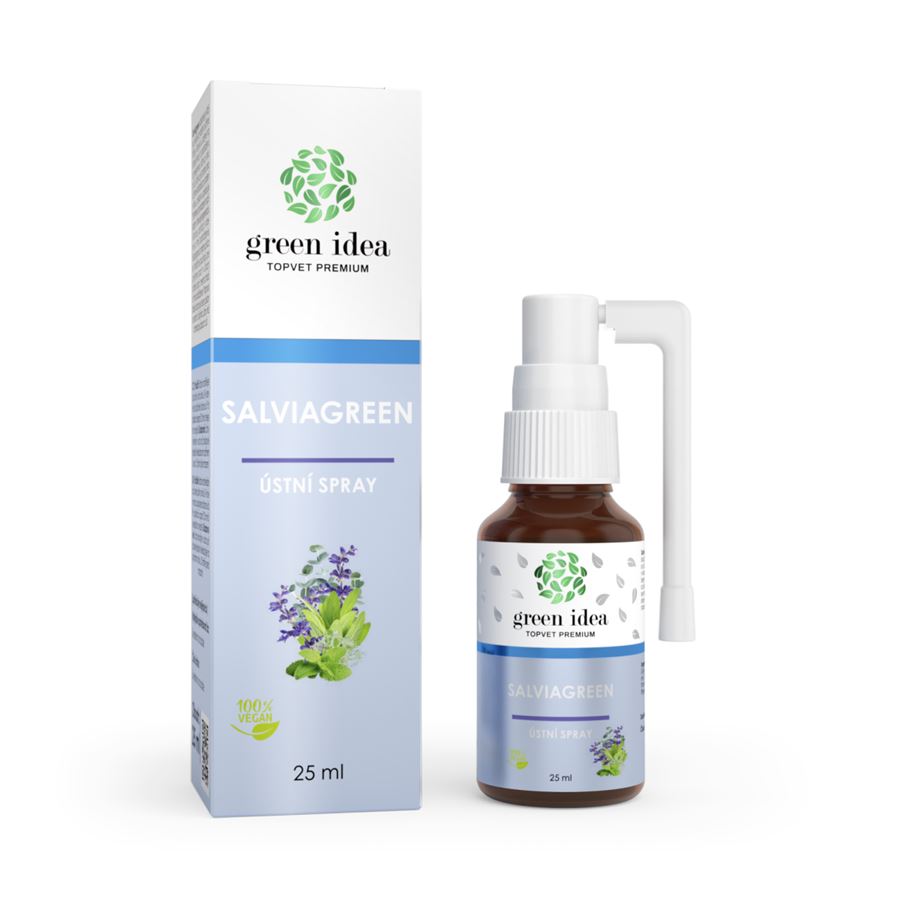 E-shop Topvet Green Idea Salviagreen ústny spray 25ml