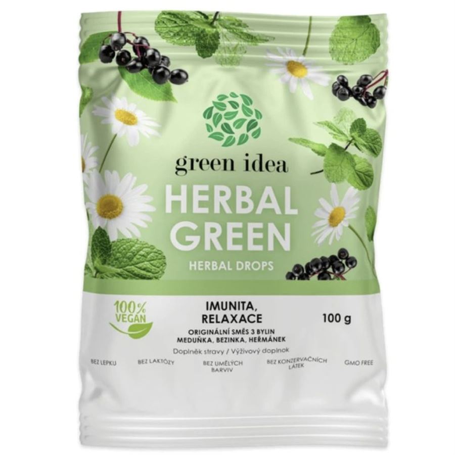 E-shop Green Idea Herbal bylinné cukríky 100 g