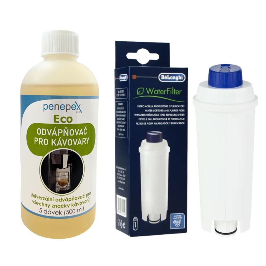 E-shop DeLonghi SER3017 DLSC002 filter do kávovaru + Penepex Eco univerzálny odápňovač 500 ml