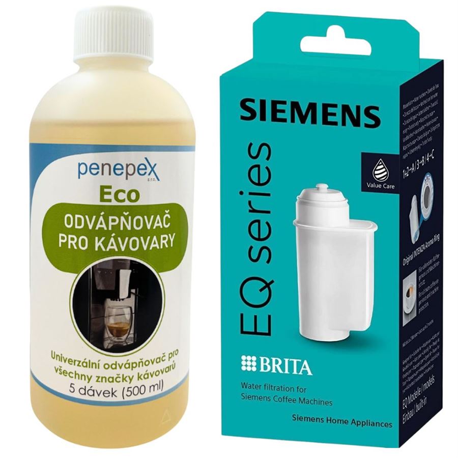 E-shop Siemens Brita Intenza TZ70003 filter do kávovaru + Penepex Eco univerzálny odvápňovač 500 ml