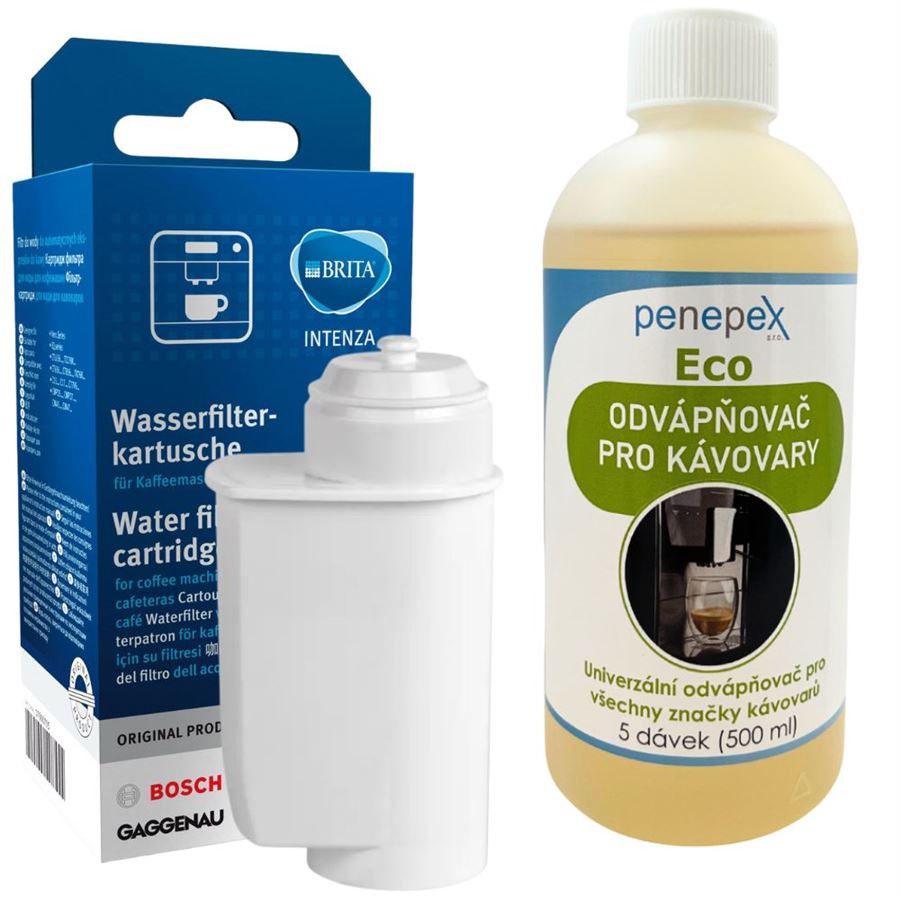 E-shop Siemens Brita Intenza 17000705 filter do kávovaru + Penepex Eco univerzálny odvápňovač 500 ml