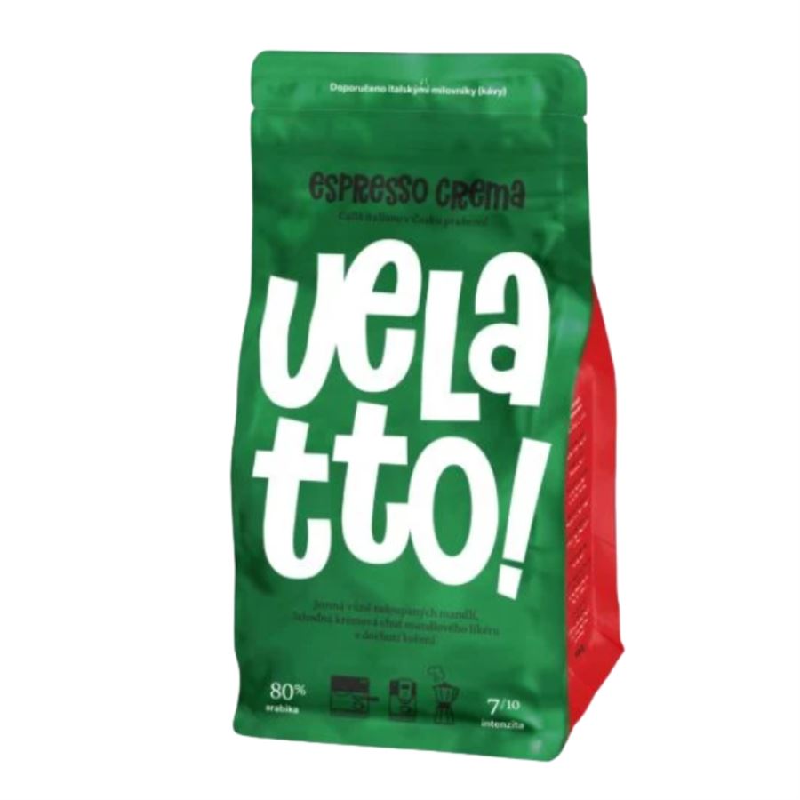 E-shop Velatto Espresso Crema zrnková káva 1 kg
