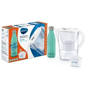 Filtračná kanvica Brita Marella Cool biela + 2 ks filtra Maxtra Plus + termofľaša