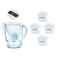 Filtračná kanvica Brita Marella Cool biela + 4 ks filtra Maxtra Plus