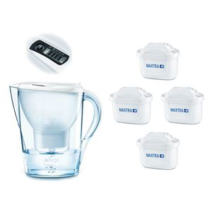 Filtračná kanvica Brita Marella Cool biela + 4 ks filtra Maxtra Plus