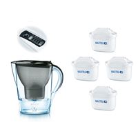 Filtračná kanvica Brita Marella Cool grafitová + 4 ks filtra Maxtra Plus