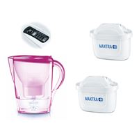 Filtračná kanvica Brita Marella Cool ružová + 2 ks filtra Maxtra Plus