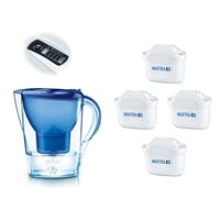 Filtračná kanvica Brita Marella Cool modrá + 4 ks filtra Maxtra Plus