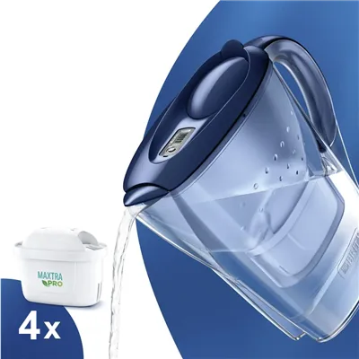 Brita Marella modrá filtračná kanvica 2,4 l + 4 ks filtra Maxtra Pro Pure Performance