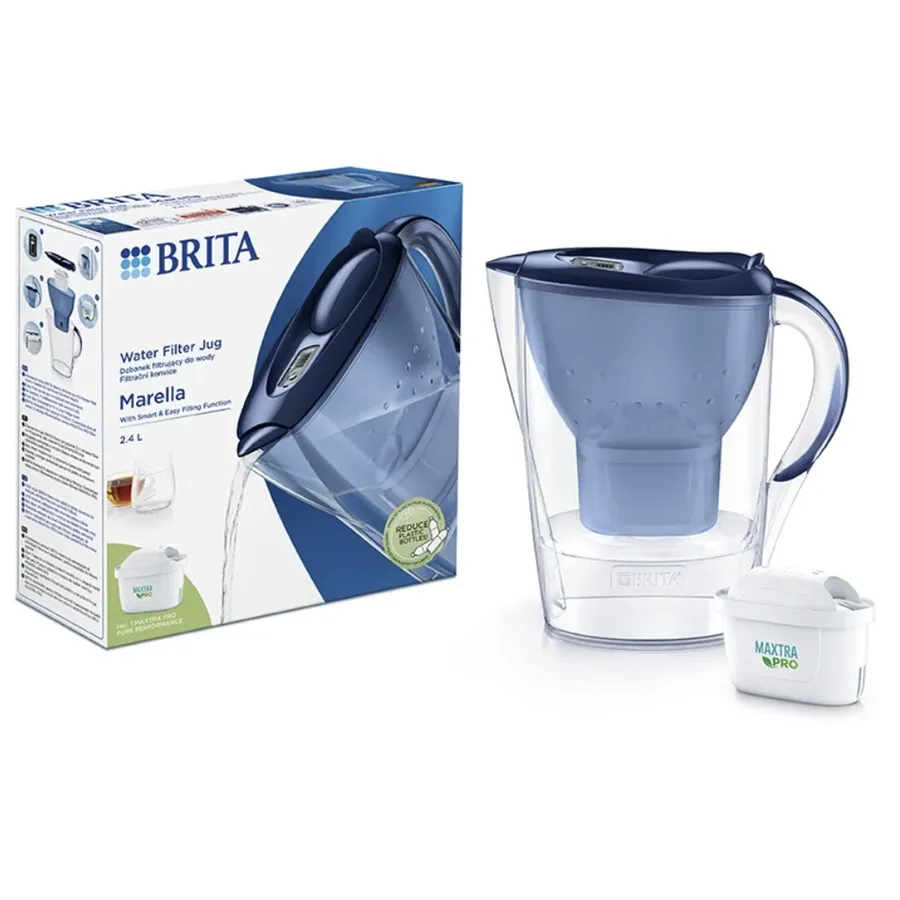 Brita Marella modrá filtračná kanvica 2,4 l + 6 ks filtra Maxtra Pro Pure Performance