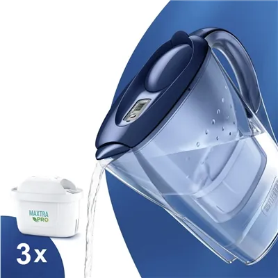 Brita Marella modrá filtračná kanvica 2,4 l + 3 ks filtra Maxtra Pro Pure Performance