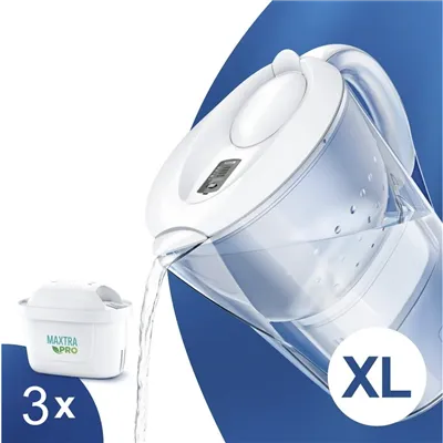 Brita Marella XL biela filtračná kanvica 3,5 l + 3 ks filtra Maxtra Pro Pure Performance