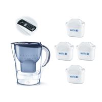 Filtračná kanvica Brita Marella XL modrá + 4 ks filtra Maxtra Plus