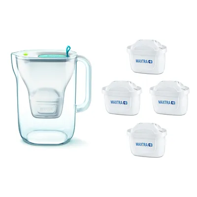 Filtračná kanvica Brita Fill & Enjoy Style modrá + 4 ks filtru Maxtra Plus
