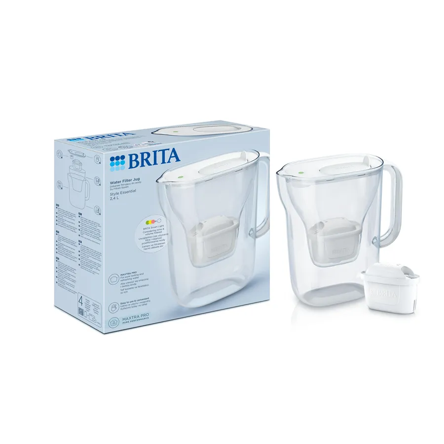 BRITA Style Essential biela filtračná kanvica 2,4 l+ 1 ks filtra Maxtra Pro Pure Performance