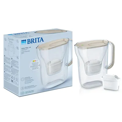 BRITA Style Essential piesková filtračná kanvica 2,4 l+ 1 ks filtra Maxtra Pro Pure Performance