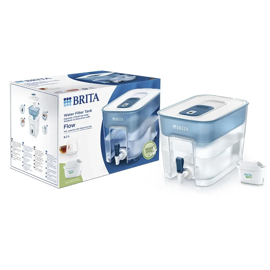 Brita Flow filtračný zásobník na vodu modrá 8,2 l + 24 ks filtrov Maxtra Pro